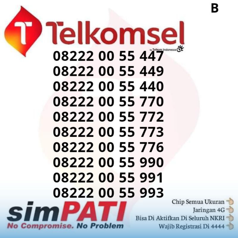 Nomor Cantik Simpati 4g Lte Prabayar