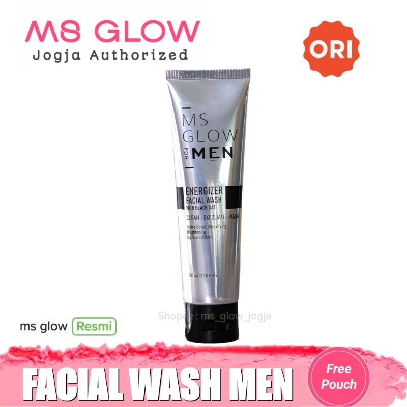 Ms Glow Men Facial Wash Sabun Cuci Muka Pria