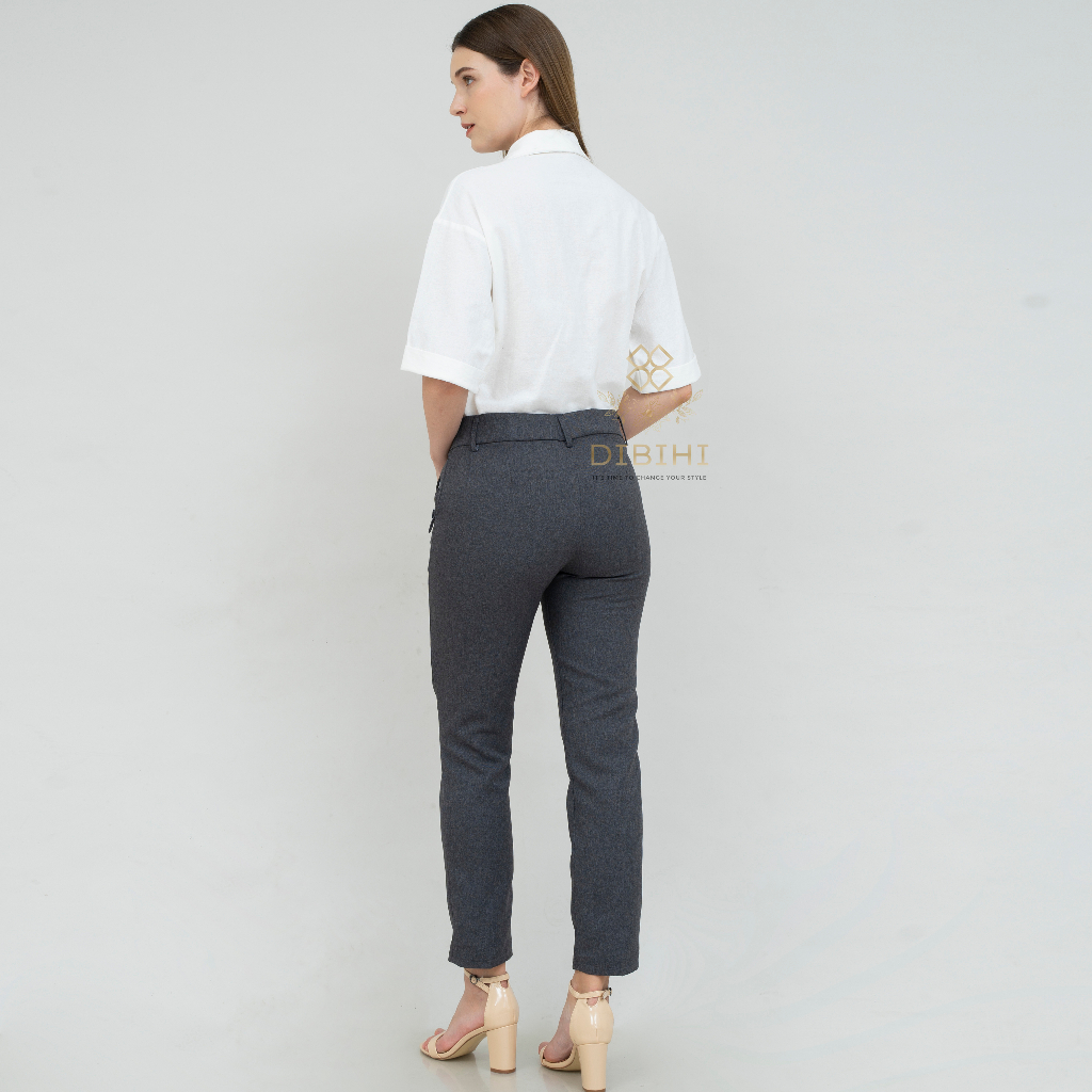 Celana Dibihi Kerja Wanita Kantor Formal Bahan Gracella Premium Size Standar Jumbo Office Pants