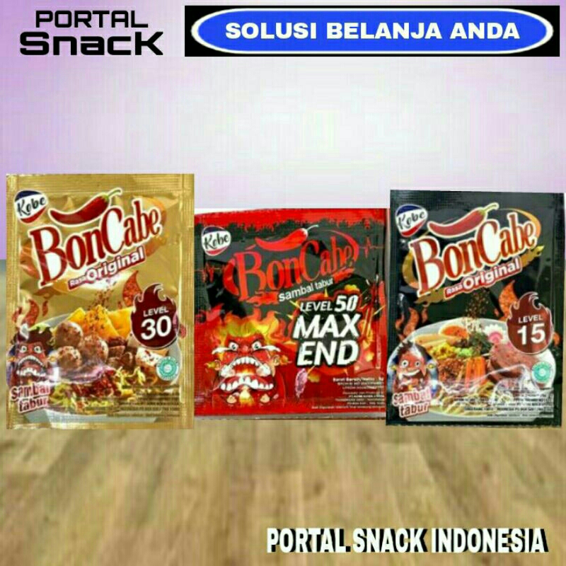 

BONCABE sambal tabur renceng isi 12 sachet