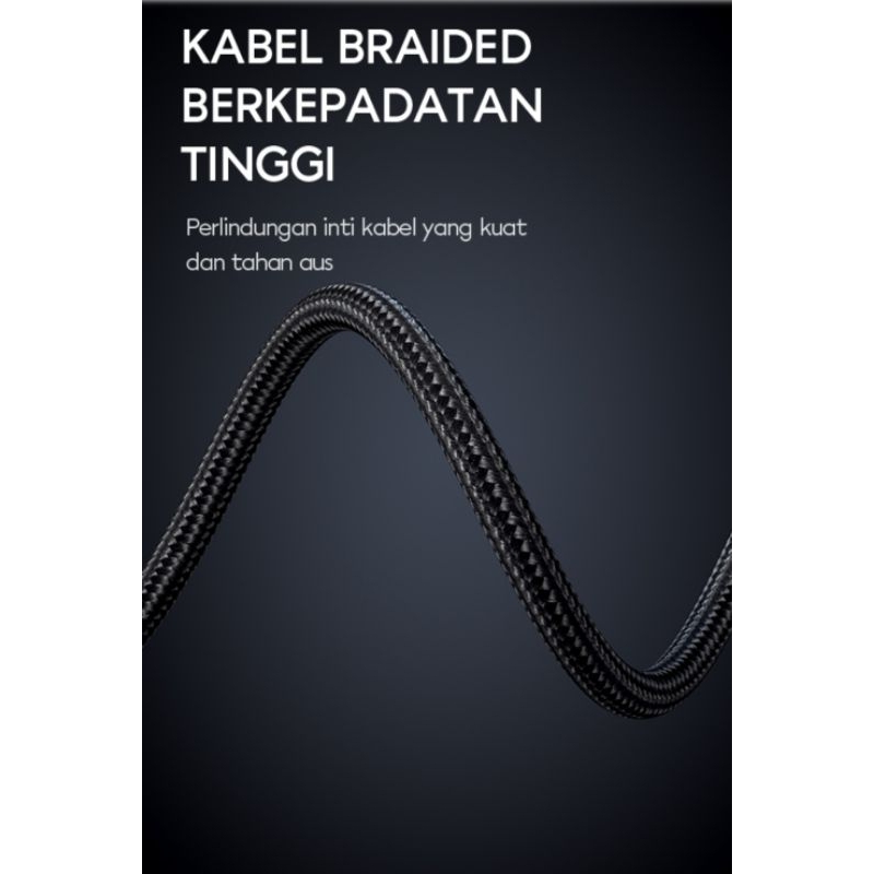 KABEL DATA LED TYPE C TO LIGHTNING FAST CHARGING 27W 120CM VIVAN VDCL120