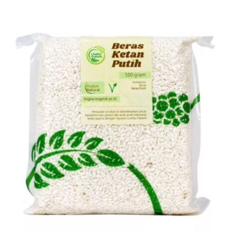 

Ketan putih lingkar organik 500gram