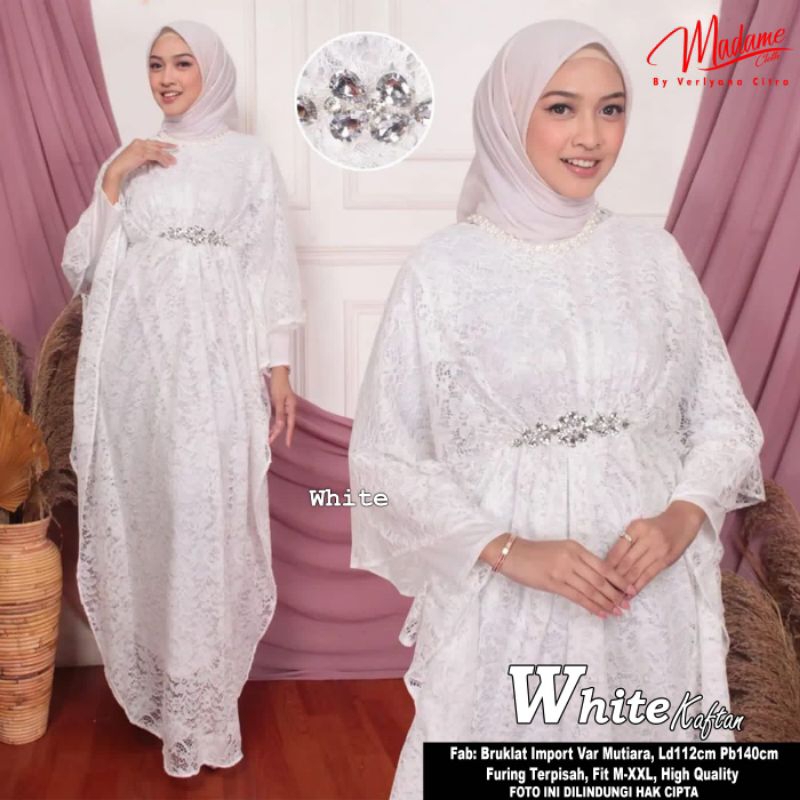 KAFTAN PROMO WANITA LEBARAN 2022 2023 MEWAH ELEGAN MURAH REMAJA JUMBO BROKAT BRUKAT PREMIUM TERBARU 