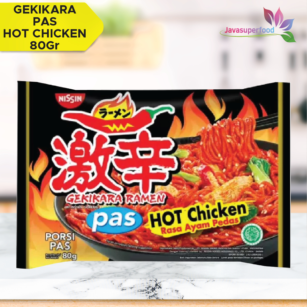 

Nissin Gekikara Ramen Hot Chicken Rasa Ayam Pedas Porsi Pas 80 gram