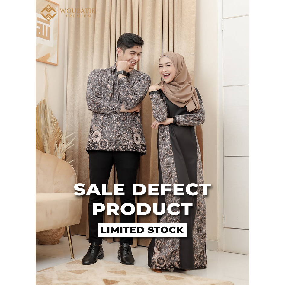 WOUBATIK PREMIUM - SALE DEFECT PRODUCT Gamis Couple Ria Ricis Felisha Gamis Terbaru Dress Kondangan