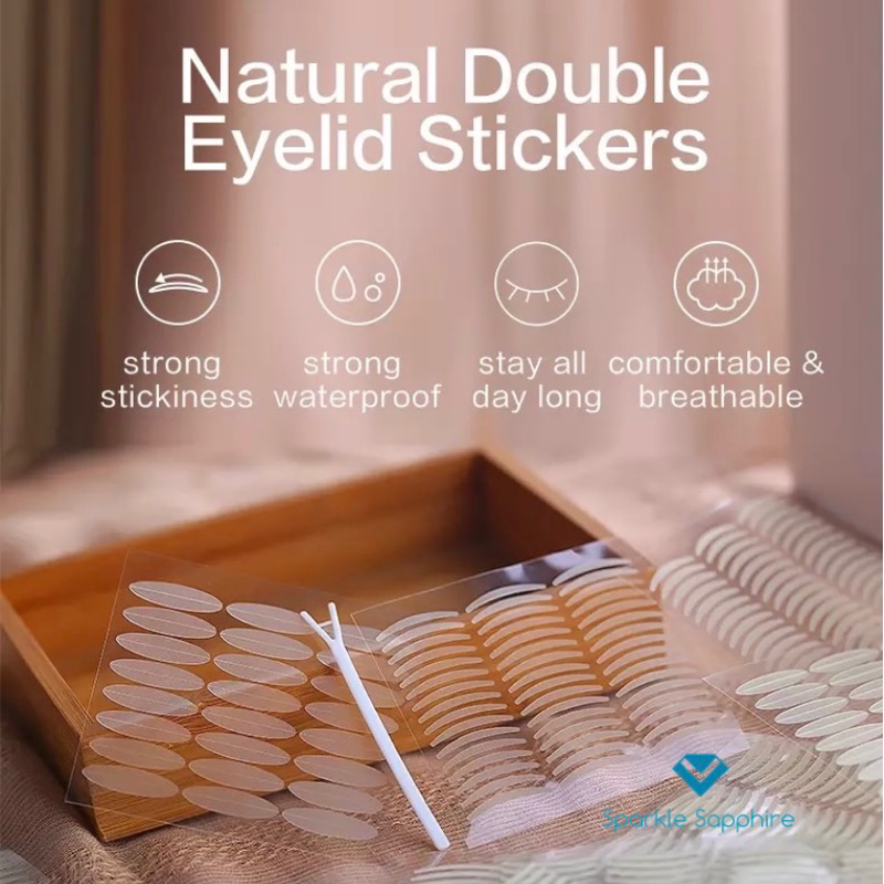 SKOT MATA BENING (1LEMBAR) Clear Transparant Invisible Eyelid Tape Lipatan Kelopak Mata Eyetape