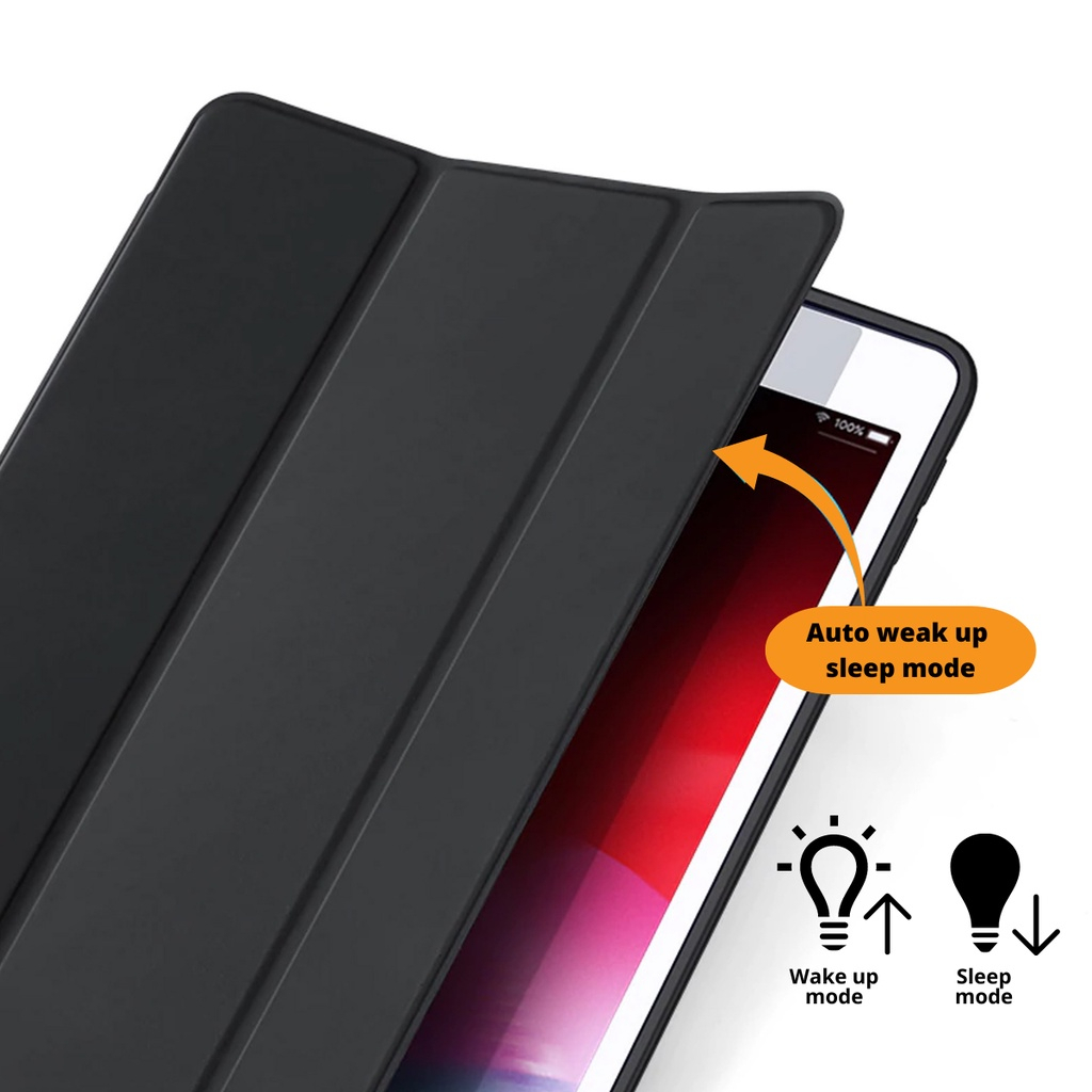 Casing Samsung Tab A8 10.5 X205 | Tab S6 Lite P610/ P615 FS Case Acrylic Smart Cover Stylus FREE STICKER WATERPROOF