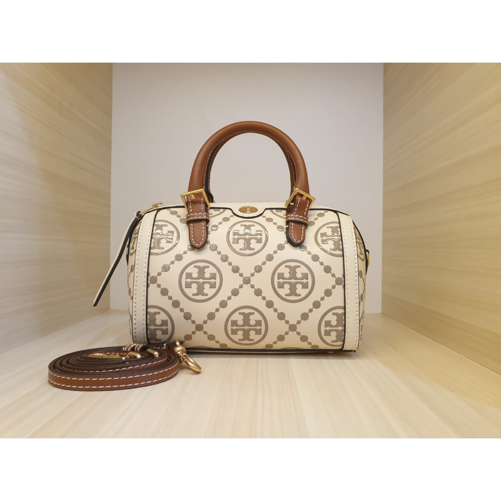 TAS WANITA BRANDED TORY BURCH T MONOGRAM JACQUARD NEW SPEEDY