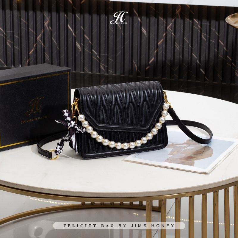 Felicity Bag Tas Selempang Wanita original jims honey realpicncod free box exclusive tas pesta mewah murah impor official store