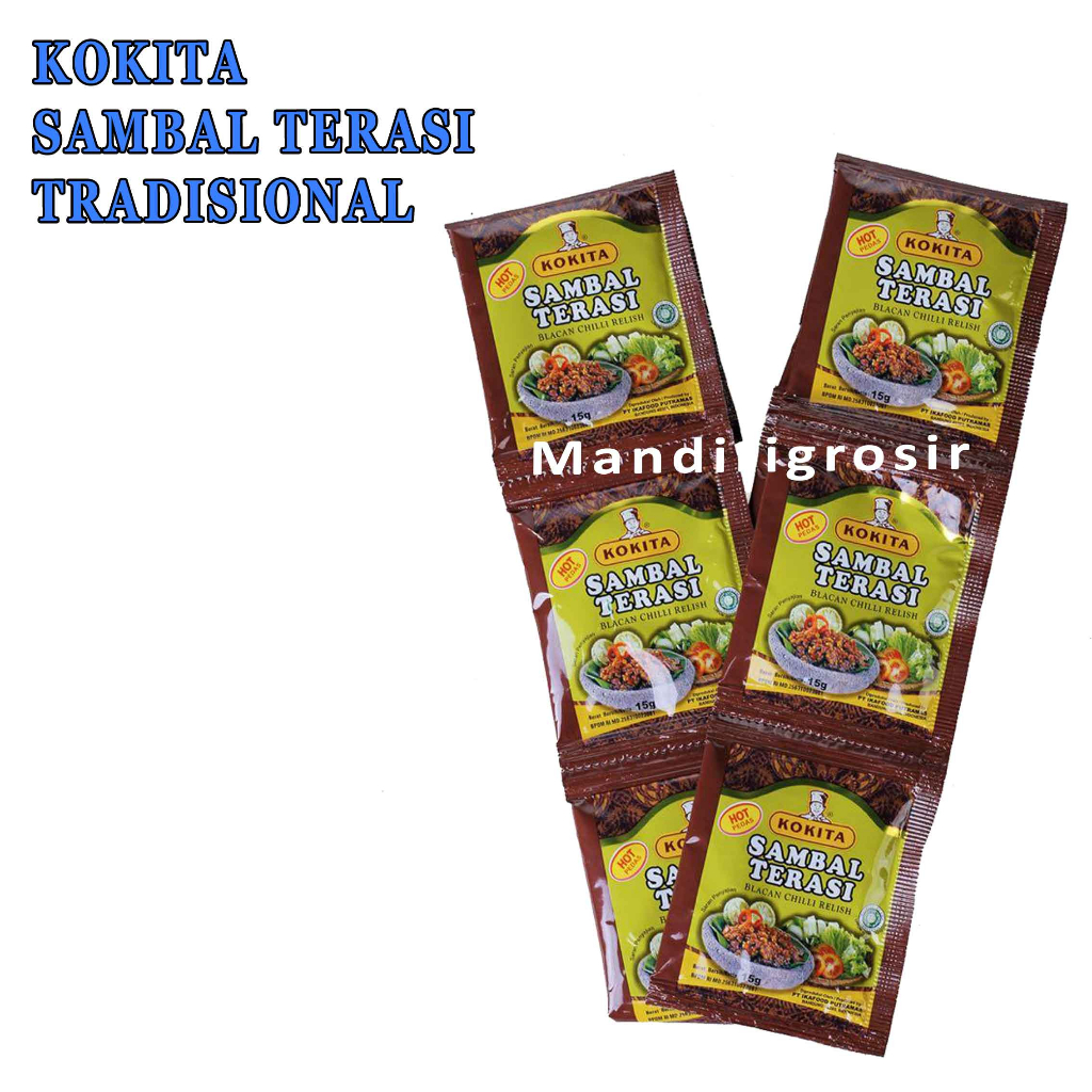 Sambal Terasi* Kokita* Sambal Tradisional* Isi 10 pcs