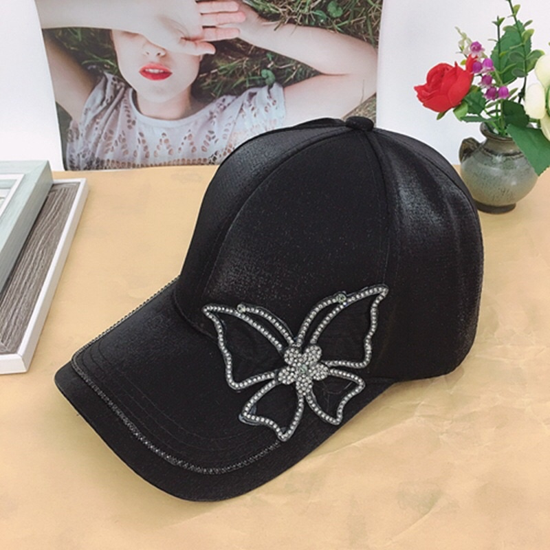 Kupu-kupu Topi Wanita Topi Fashion Gaya Jepang Dan Korea Baru Topi Baseball Import