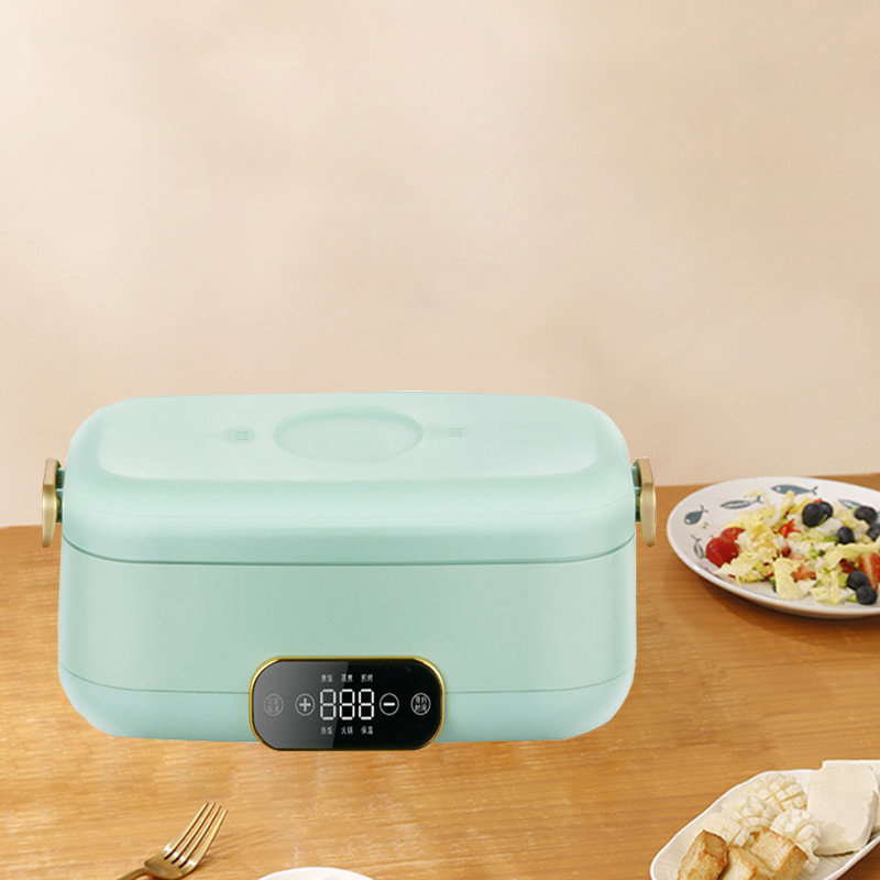 ⚡Garansi 1Tahun⚡800ML Touchscreen Luminaire Electric Lunchbox Multifunctional Electric Cooker Portable Cooker MPASI 800ml Portable Touchscreen Cooker Kerrg