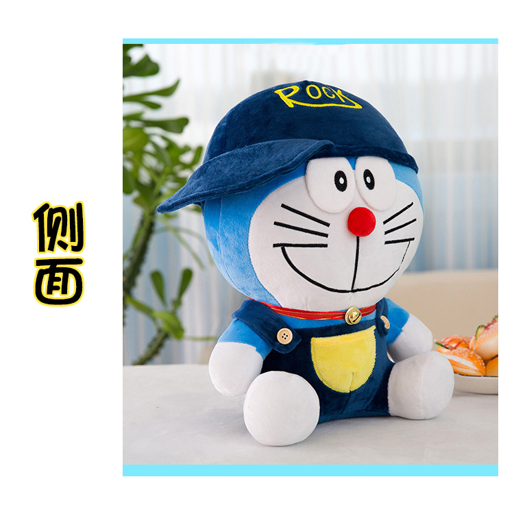 Mainan Mewah Doraemon Lucu 30Cm Boneka Kucing Lucu Anime Kartun Boneka Hewan Lembut Hadiah Ulang Tahun