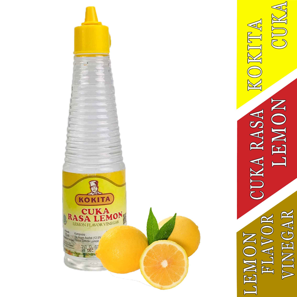 

Lemon Flavor Vinegar- Kokita- Cuka Rasa Lemon- 130ml