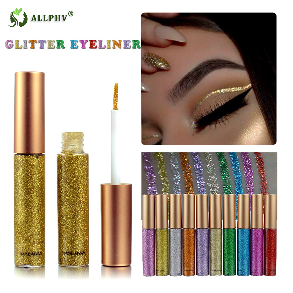 NEW HANDAIYAN LIQUID EYELINER GITTER SPARKLING EYE LINER EYESHADOW