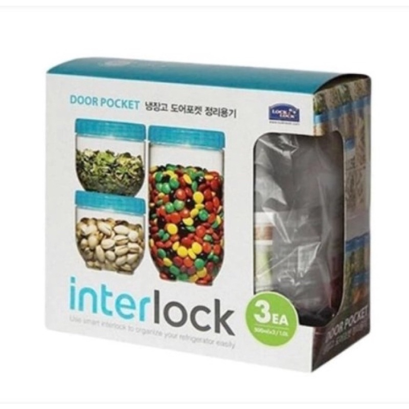 Lock n Lock Food Container Interlock Set Toples 4pcs