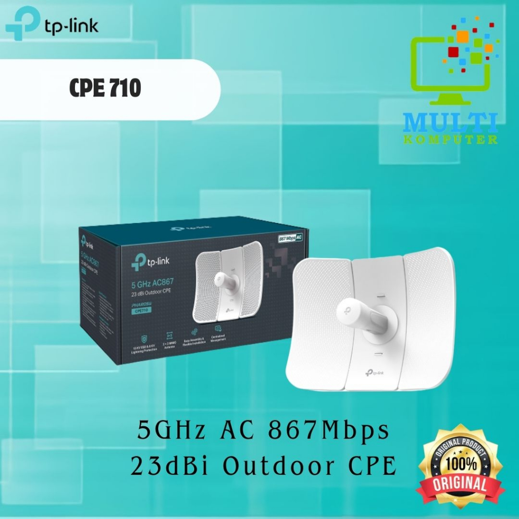 CPE710 TP-LINK 5GHz AC 867Mbps 23dBi Outdoor TPLINK CPE 710