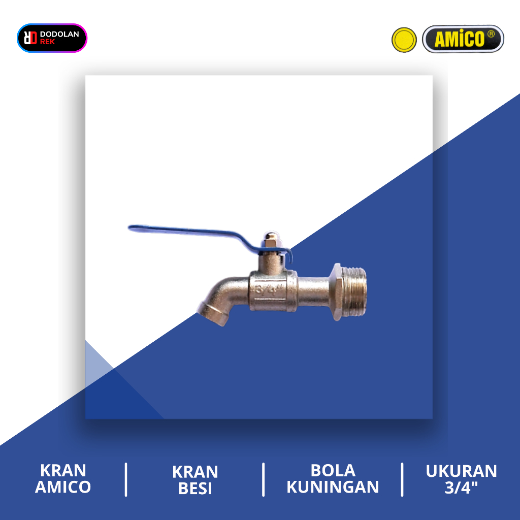 Kran Besi Amico 3/4 Inch - Harga Per Biji