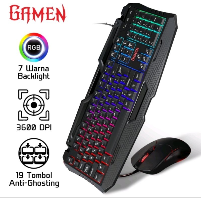 keyboard gaming gamen station 2 / keyboard + mouse gaming gamen station II