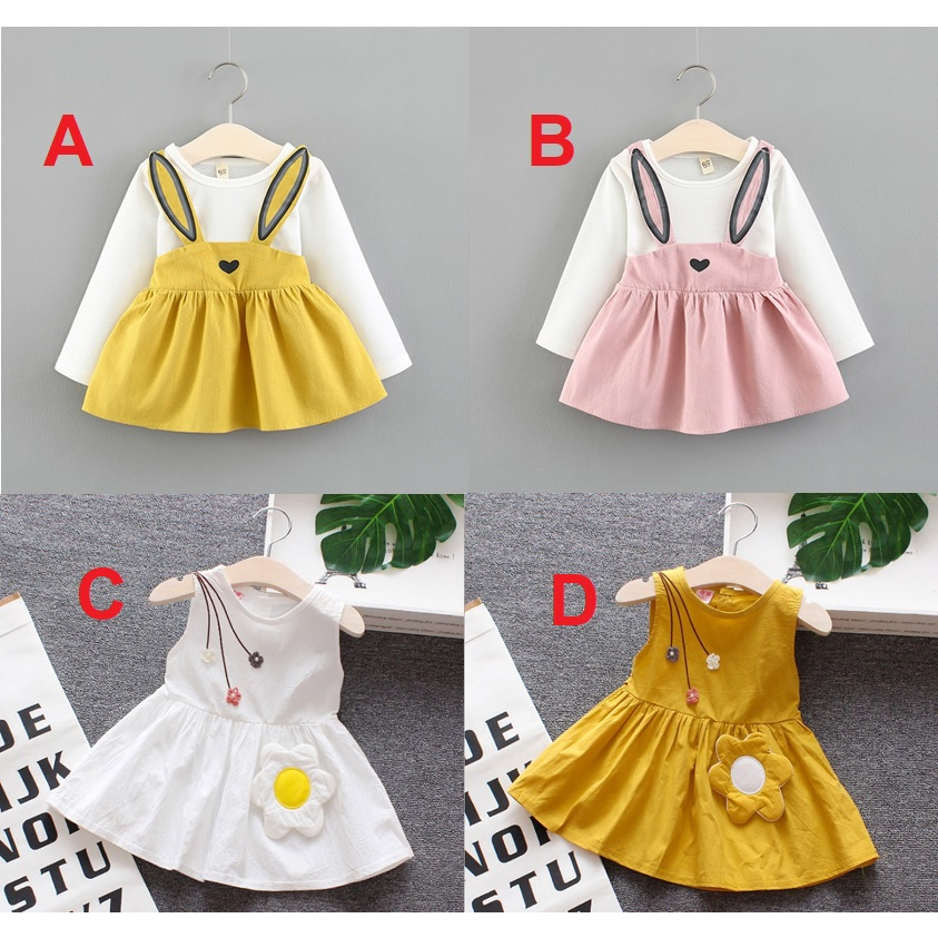 3Bulan~24Bulan DRESS IMPORT/DRESS ANAK PEREMPUAN SKU0026 ( DRESS ONLY)