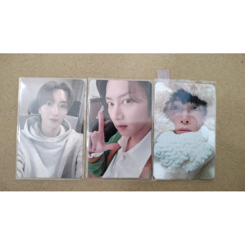 Photocard Super Junior Leeteuk Heechul Ryeowook Callin (OFFICIAL)