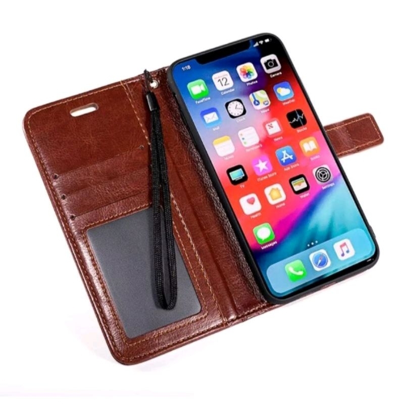 REALME C55 Flipcover Walet Leather Case Dompet Kulit
