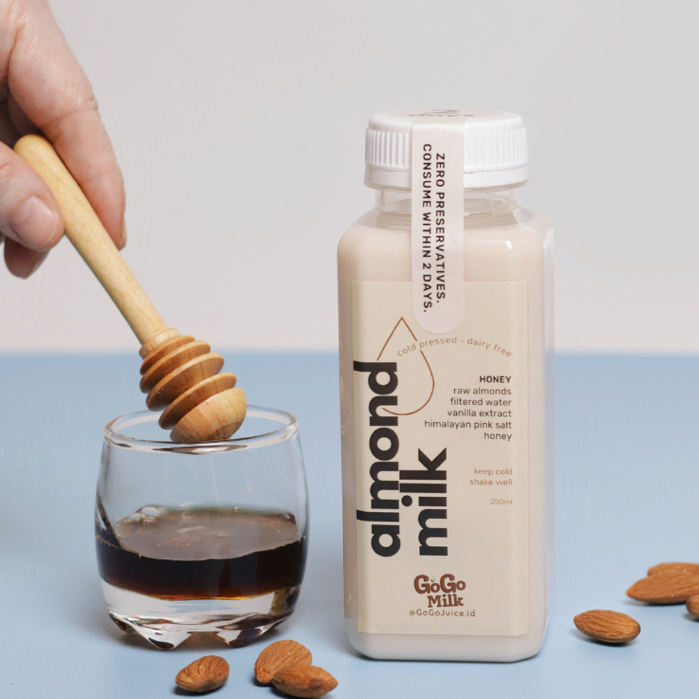 

Cold Pressed Almond Milk Honey 250ml