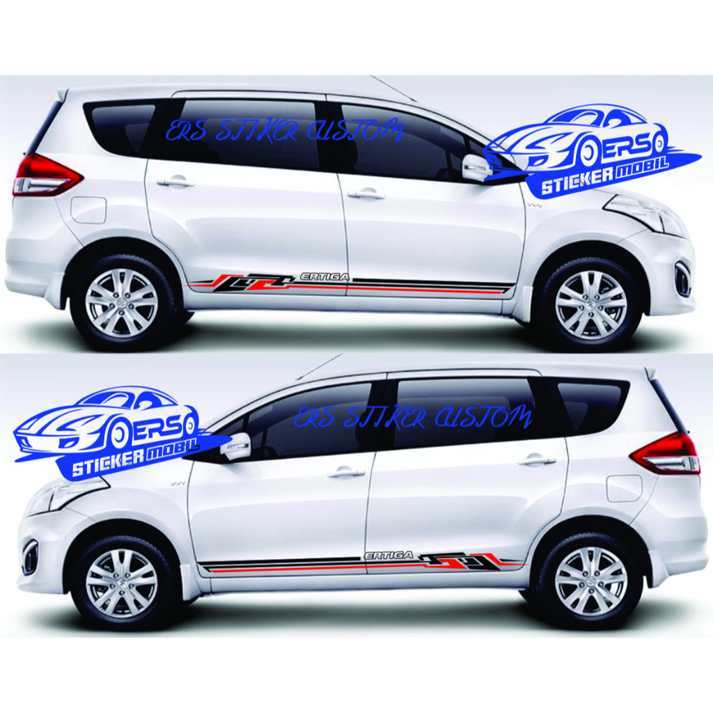 sticker STIKER cutting mobil ertiga stiker suzuki ertiga side body SAMPING minimalist