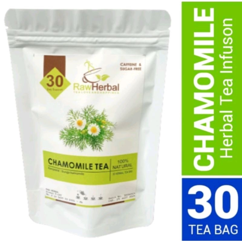 

CHAMOMILE TEA : CHAMOMILE FLOWER TEA / TEH BUNGA CHAMOMILE ISI 30 TEA BAG