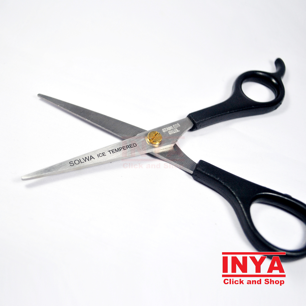 GUNTING RAMBUT SOLWA 5 inch STAINLESS BARBER SCISSORS