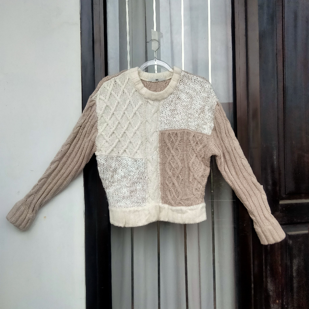 SLY Cream Choco Sweater