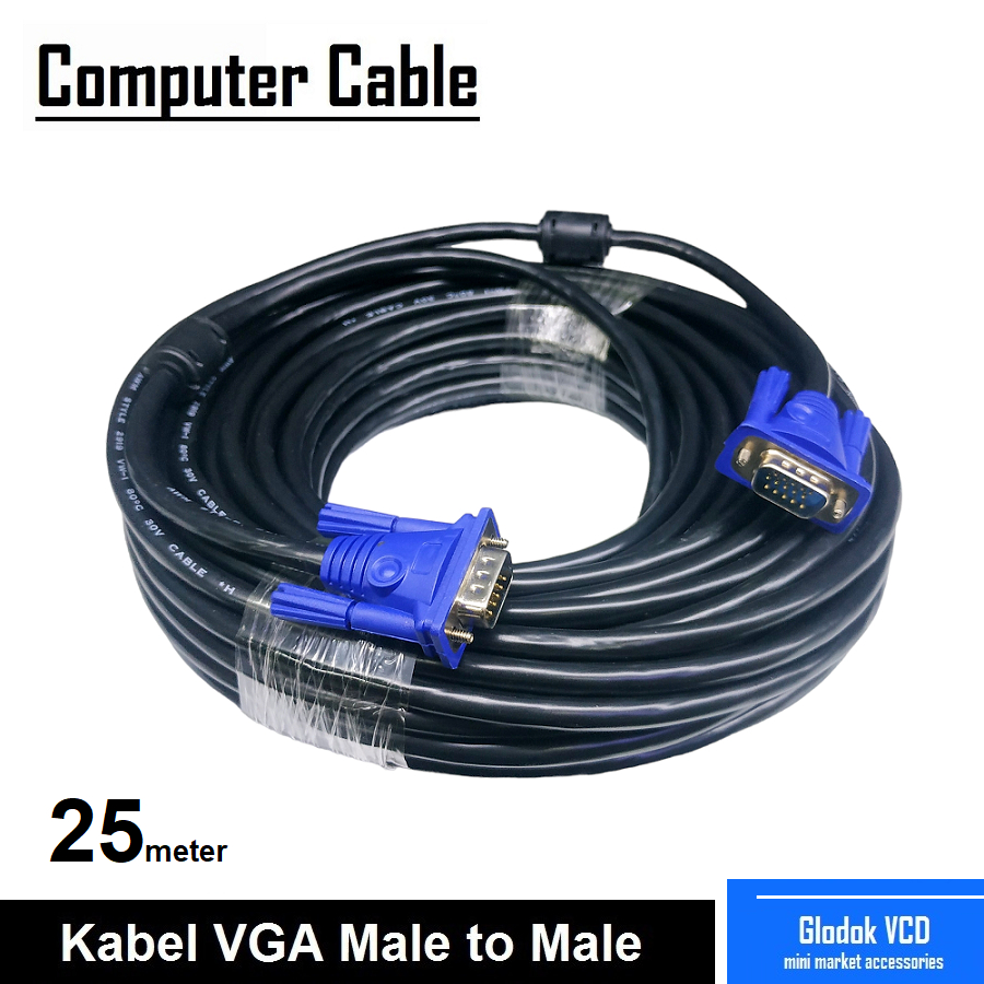 Kabel VGA Male to Male 25M