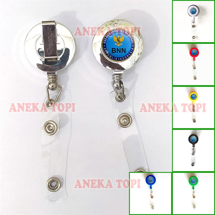 ID Card Yoyo BNN Gantungan ID Card Holder Logo BNN - Aneka Topi