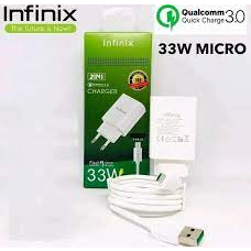 Travel Charger Infinix 33W Qualcom Micro USB &amp; Type C