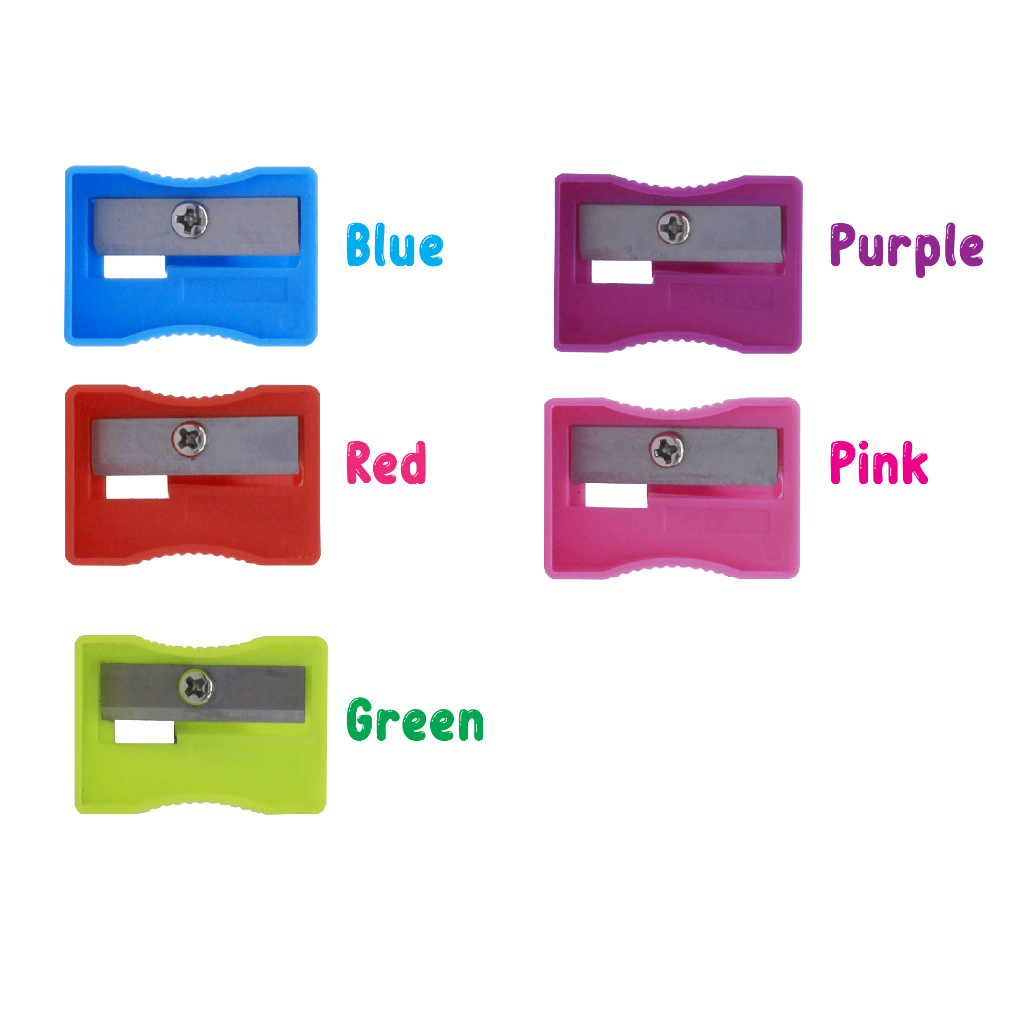 

Standard Pascola Sharpener / Rautan Isi 5 pcs Mix Color ( Rautan / Peruncing Pensil )