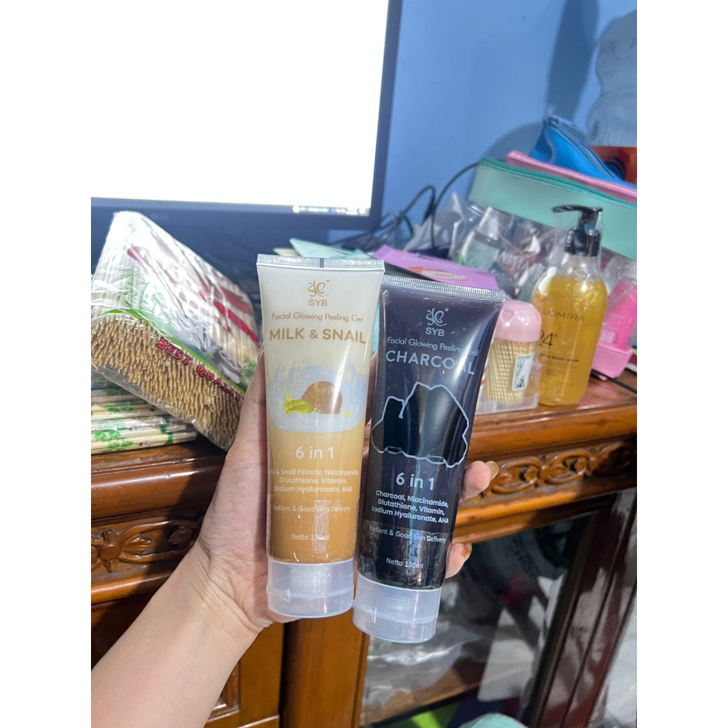 SYB Facial Glowing Peeling Gel / Scrub Wajah