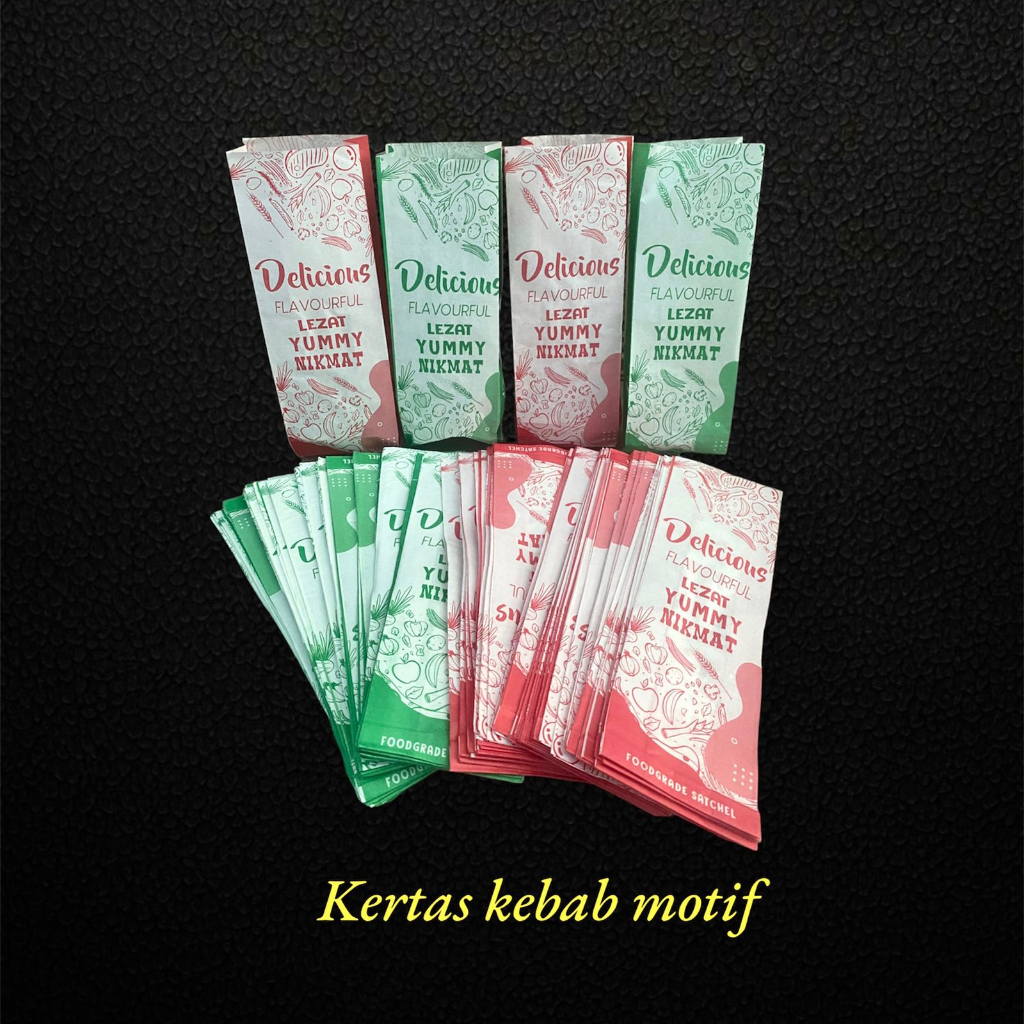 Kemasan Kebab Tipis  Delicious @10 pcs