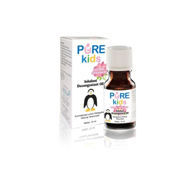 PUREKIDS Inhalant Decongestant Oil 10ml Pilek Hidung Tersumbat Pure Kids 10 ml