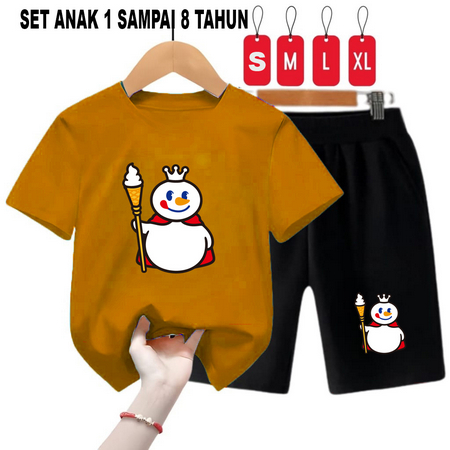 NOONA - setelan anak / 1 sampai 8 tahun / set anak murah berkualitas XUE-KUNING