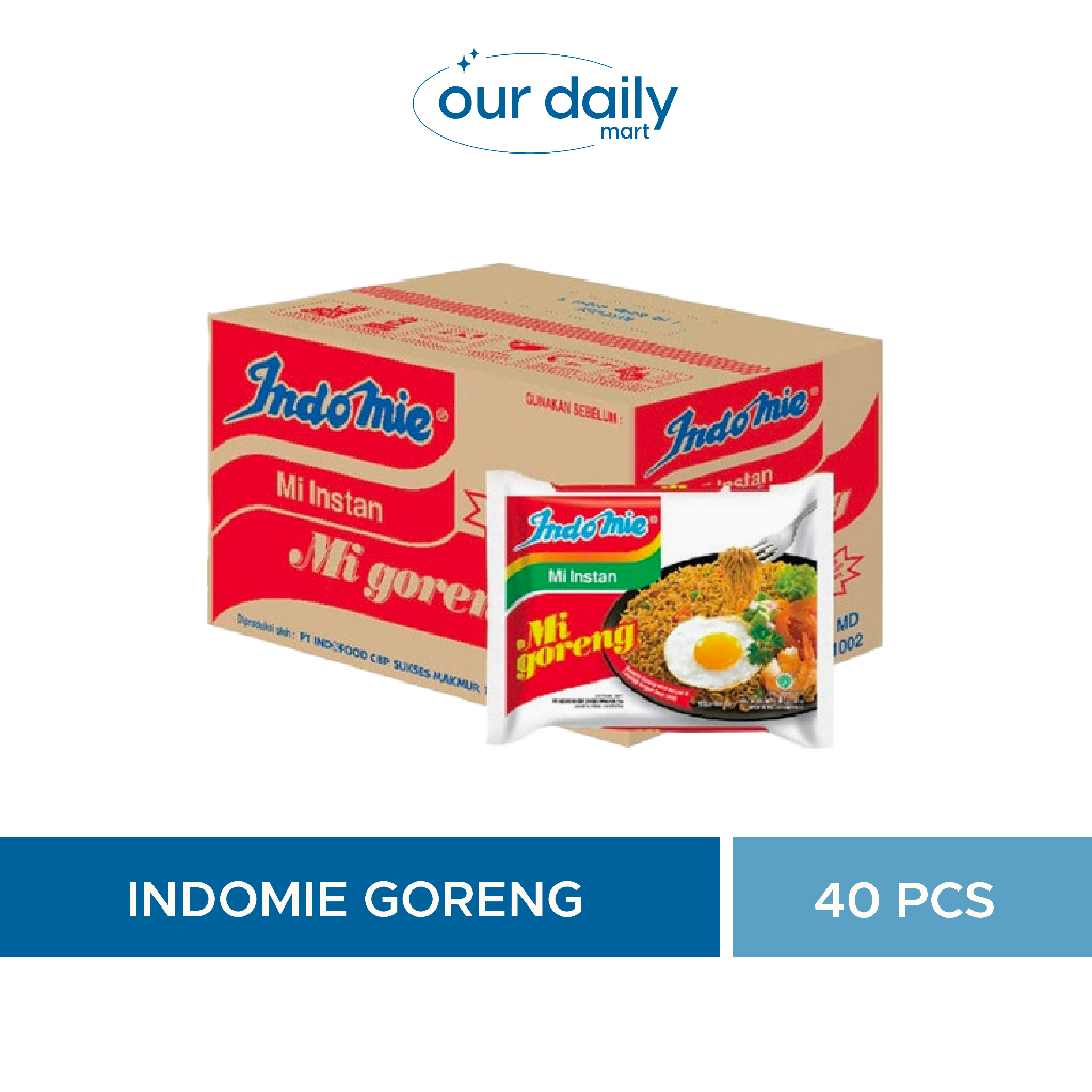

Indomie Goreng (1 Dus is 40 pcs)