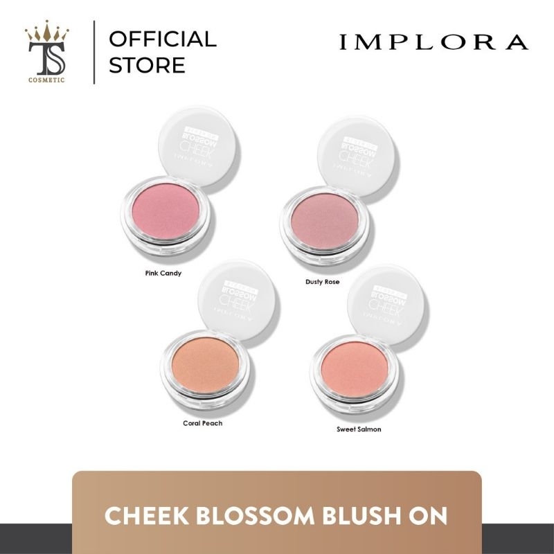 Implora blush on cheeck blossom blushon