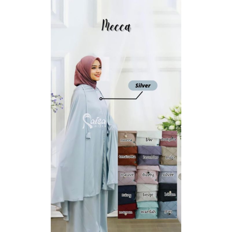 Mukena Mecca ORI BY RAISA HIJAB || Mukena Satin Silk