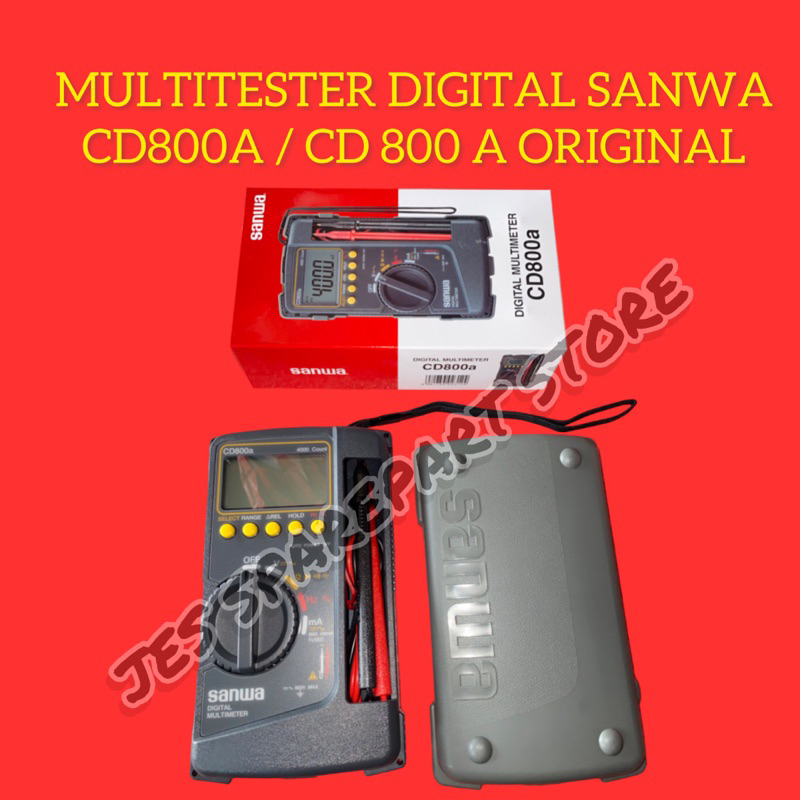 MULTITESTER DIGITAL SANWA  CD800A / CD 800 A ORIGINAL