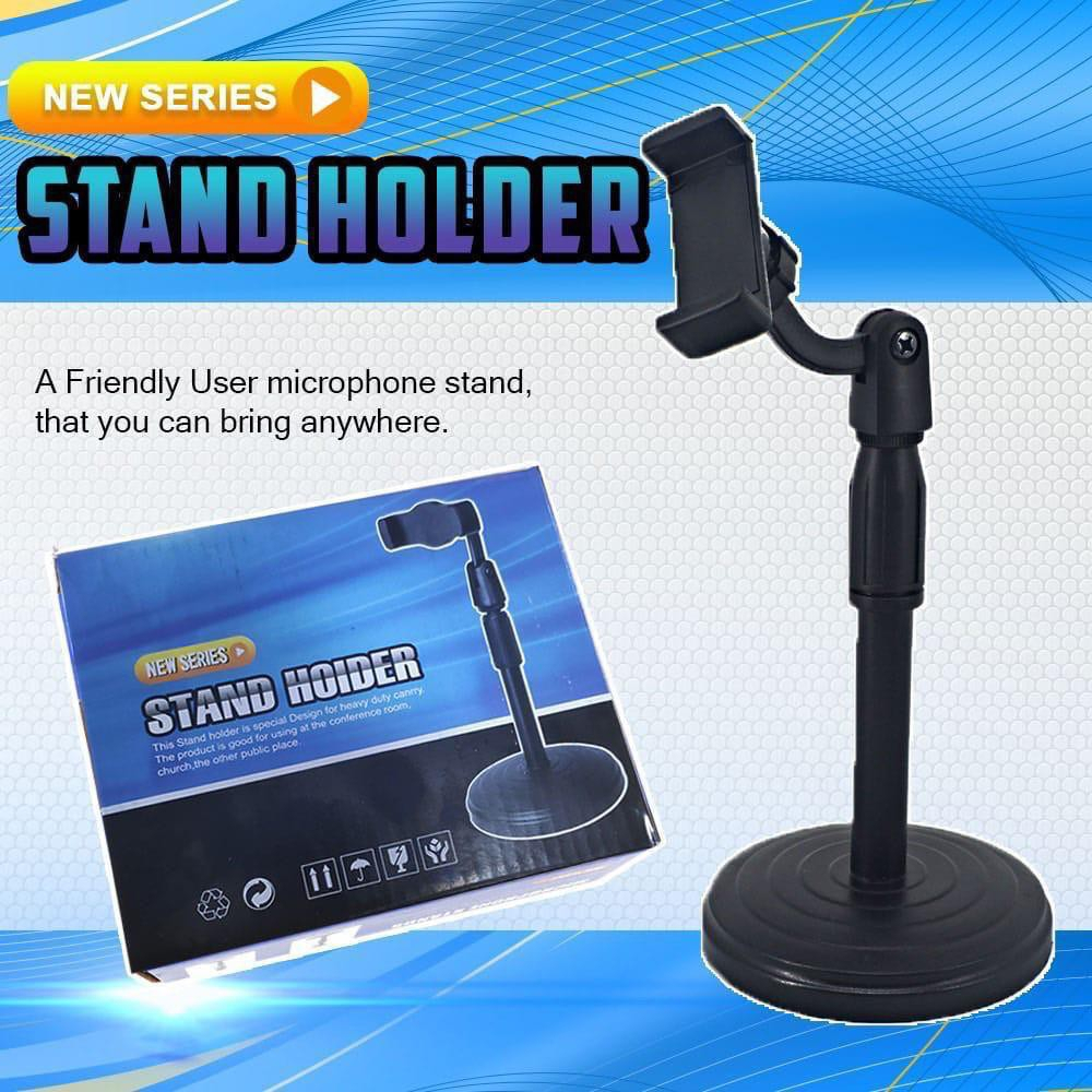 STAND HOLDER HP PUTAR 360 KUAT DAN BERAT KUALITAS BAGUS UNTUK LIVE