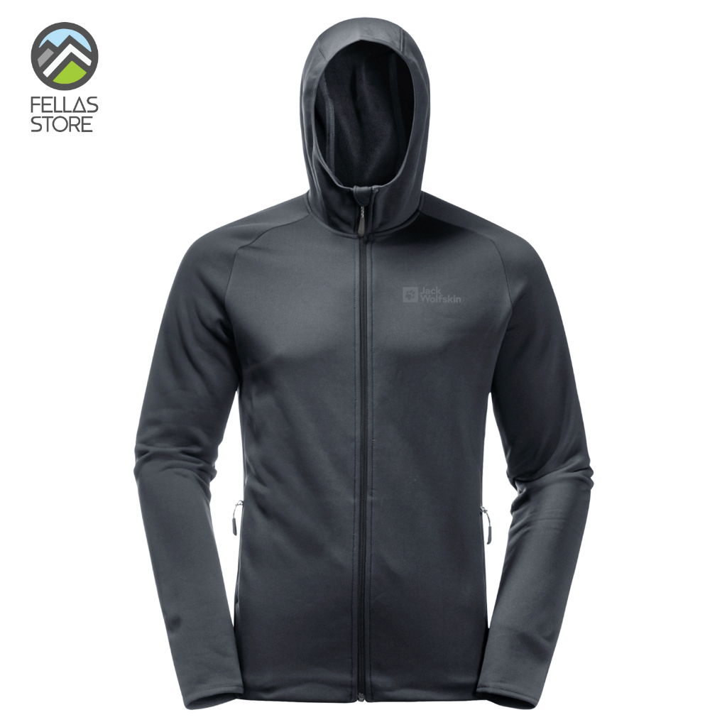 Jack Wolfskin - Men's Baiselberg Hooded Full Zip Phantom