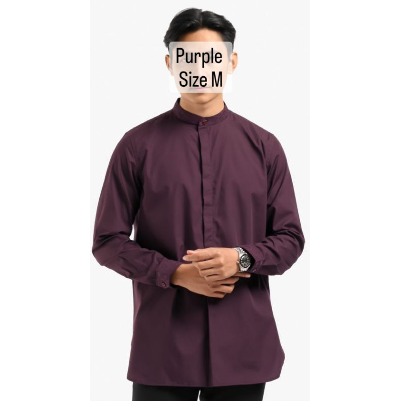 SIAP KIRIM ARGO CONCEALED PLACKET LONG SLEEVE HEYMALE.ID