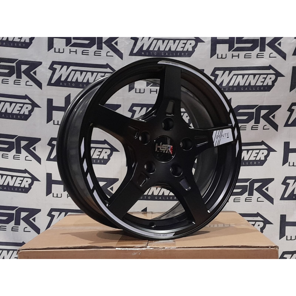 Velg racing mobil  suzuki ertiga apv - velg hsr pente ring 15 pcd 5x114,3