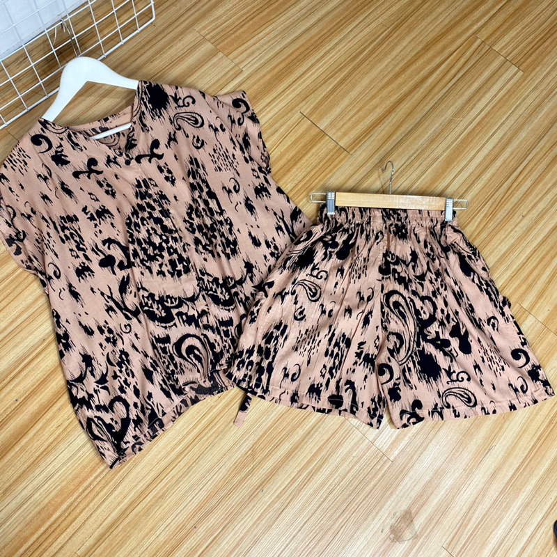 Oneset Piyama Hot Pants Rayon Premium