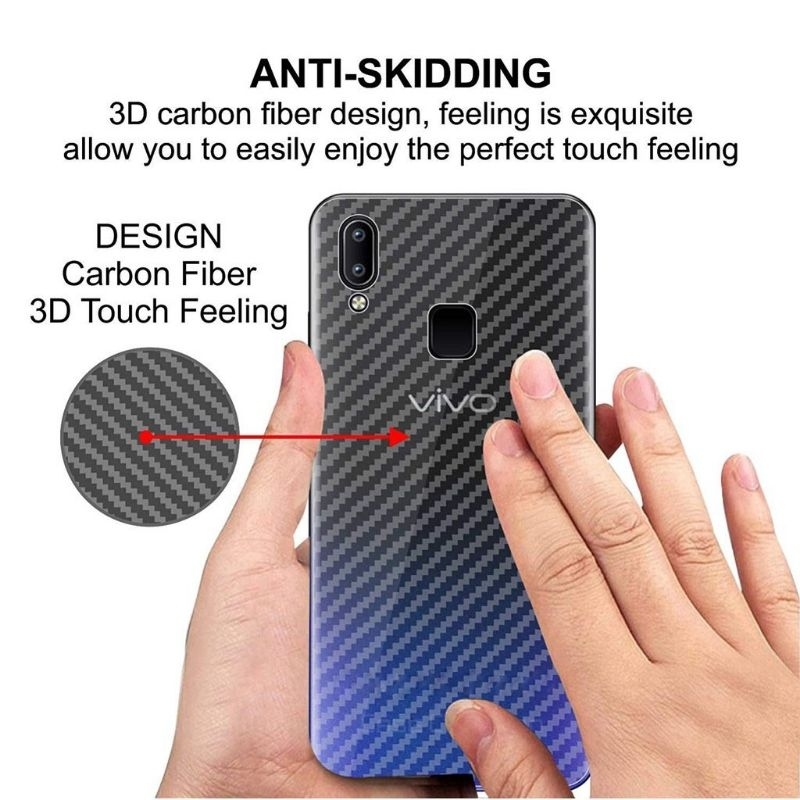 Skin Carbon Asus Zenfone 5 Zenfone 6 Zenfone 9 Zenfone Live L1 Zenfone Live L2  Max M1 Max M2 Max Pro M1 Max Pro M2 Garskin Anti Jamur Anti Gores Belakang Handphone