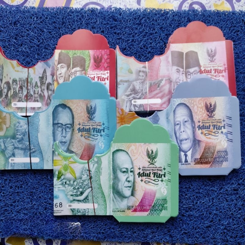 

[Lembaran] [100 Lembar] Bisa Pilih Motif Amplop Lebaran Motif Uang Size Medium 7x11,5 cm Free Plastik